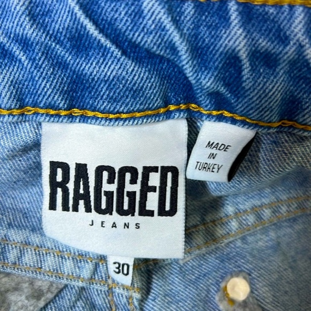 RAGGED Priest Mom Jeans Medium Wash High Rise‎ Tapered 100% Cotton Size 30 - Picture 10 of 16